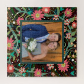 Puzzle Fleurs de coeur de photo rose assez d'inspirété (Horizontal)