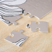 Puzzle Fleurs de Cosmos : Motif de Dessin Botanique. (Côté)