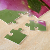 Puzzle Fleurs de digitale rose (Côté)