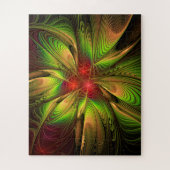 Puzzle Fleurs de fantaisie fractale douces et tendres  (Vertical)