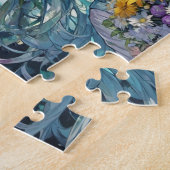Puzzle Fleurs de fille Anime (Côté)