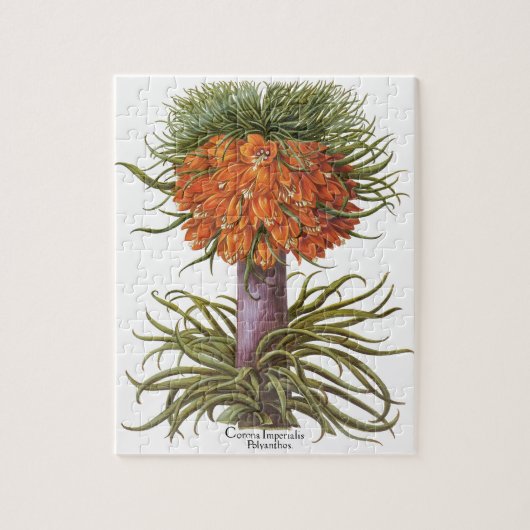 Puzzle Fleurs de Fritillaires Orange Vintage Basilius Bes (Vertical)