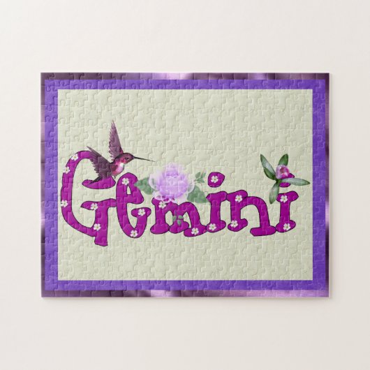 Puzzle Fleurs de Gémeaux (Horizontal)