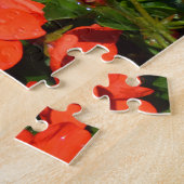 Puzzle Fleurs de géranium orange (Côté)