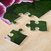 Puzzle Fleurs de géranium royales Élégante flore bordeaux (Côté)