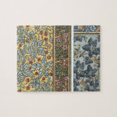 Puzzle Fleurs de Géranium Sauvage Art Nouveau Floral Vint (Horizontal)