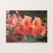 Puzzle Fleurs de Glaïeuls Rouges (Horizontal)