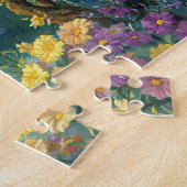 Puzzle Fleurs de hibou enchantées et forêt (Côté)