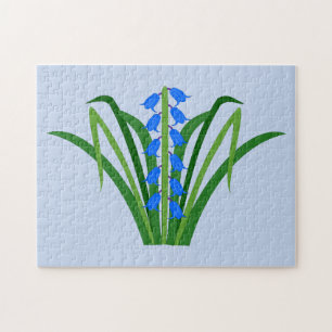 Puzzle Fleurs de Jacinthe Bleue Garçon Printemps