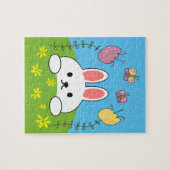 Puzzle Fleurs De Lapin Et Papillons (Horizontal)