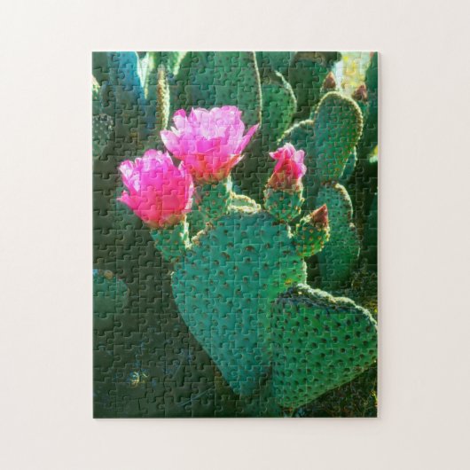 Puzzle Fleurs de l'Opuntia basilaire (Vertical)