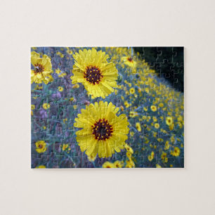 Puzzle Fleurs de Madia communes dans le parc national de