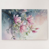 Puzzle Fleurs de magnolia rose botanique (Horizontal)