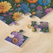 Puzzle Fleurs de Montagnes Arc-en-ciel (Côté)