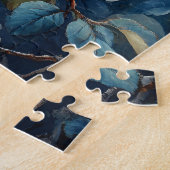 Puzzle Fleurs de pivoines roses vives Aquarelle (Côté)