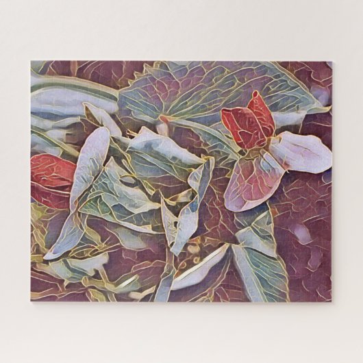 PUZZLE FLEURS DE POIS DOUCES (Horizontal)