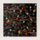 Puzzle Fleurs de prairie en floraison main tiré (Horizontal)