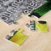 Puzzle Fleurs de Primrose Jaune Ajouter Votre Photo (Côté)