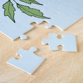 Puzzle Fleurs de printemps bleu Jay (Côté)