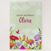 Puzzle Fleurs de printemps colorées (Vertical)