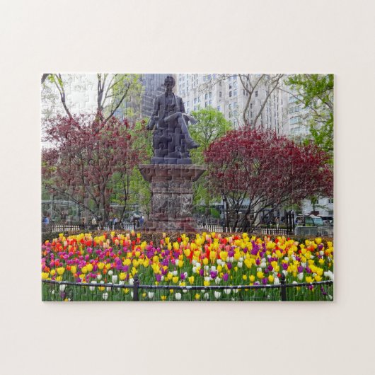 Puzzle Fleurs de printemps de New York. (Horizontal)