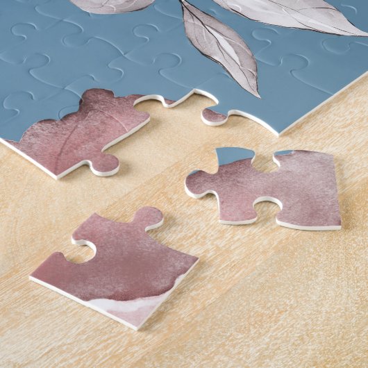 Puzzle Fleurs de printemps, feuille, design transparent (Côté)