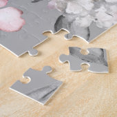 Puzzle Fleurs de printemps Feuille main tiré (Côté)