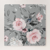 Puzzle Fleurs de printemps Feuille main tiré (Horizontal)