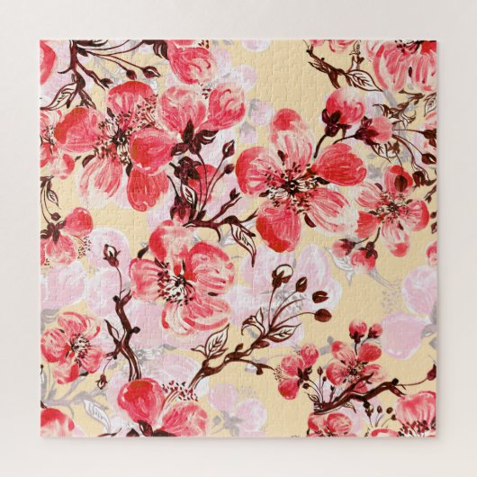 Puzzle Fleurs de printemps U Motif (Vertical)