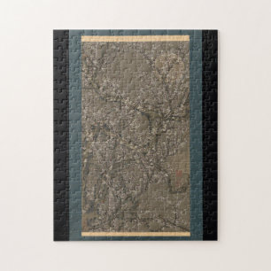Puzzle Fleurs de prunes blanches et lune - Itō Jakuchu Ar
