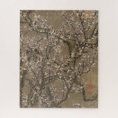 Puzzle Fleurs de prunes blanches et lune par Ito Jakuchu (Vertical)