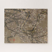 Puzzle Fleurs de prunes blanches et lune par Ito Jakuchu (Horizontal)