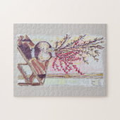 Puzzle Fleurs de prunier rouges (Horizontal)