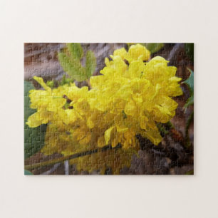 Puzzle Fleurs de raisins de l'Oregon Fleurs sauvages jaun