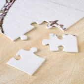 Puzzle fleurs de roses blanches (Côté)