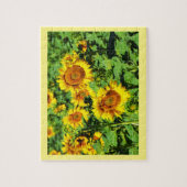 Puzzle Fleurs de soleil (Vertical)