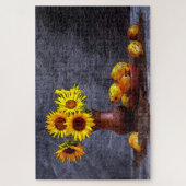 Puzzle Fleurs de soleil et fruits à vie morte (Vertical)