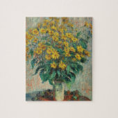 Puzzle Fleurs de topinambour par Claude Monet (Vertical)
