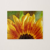Puzzle Fleurs de tournesol orange et jaune (Horizontal)