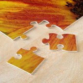 Puzzle Fleurs de tournesol orange et jaune (Côté)