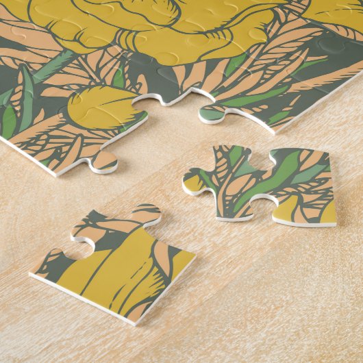 Puzzle Fleurs de Trollius Graphiques (Côté)