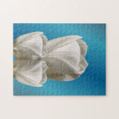 Puzzle Fleurs de tulipes blanches (Horizontal)