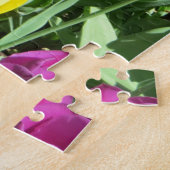 Puzzle Fleurs de tulipes jaunes et violettes (Côté)