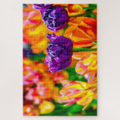 Puzzle Fleurs De Tulipes Merveilleuses Sur Un Fleur (Vertical)