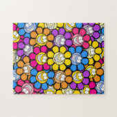 Puzzle Fleurs de Visage Heureux Graphiques Screwball (Horizontal)
