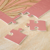 Puzzle Fleurs décoratives rose pastel (Côté)