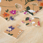 Puzzle Fleurs délicates, imaginaire cygne sans couture mo (Côté)