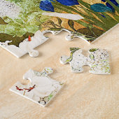 Puzzle Fleurs des quatre saisons, Saito Ippo, Art asiatiq (Côté)