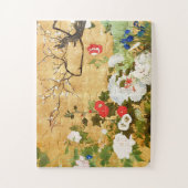 Puzzle Fleurs des quatre saisons, Saito Ippo, Art asiatiq (Vertical)