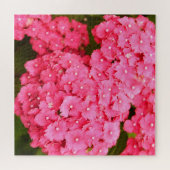 Puzzle Fleurs d'hydrangée rose (Horizontal)